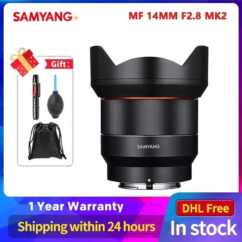 Samyang SYIO14AF-E 14mm F2.8 Plein Cadre Auto Lentille de Focalisation pour Sony E-mount, Noir