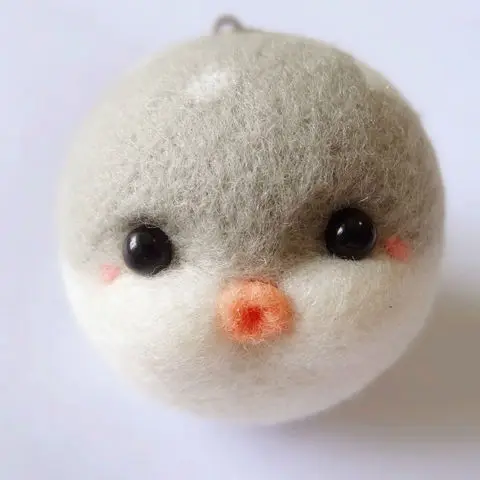 

Needle Felting Cartoon Puffer Fish Handmade Unfinished DIY Creative Gift Toy Animal Wool Felt Craft Poked Material Package Set