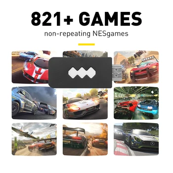 

USB Wireless Handheld TV 4K HDMI Video Game Console Build In 821 Classic Games 8 Bit Mini Video Console Support AV/HDMI Output