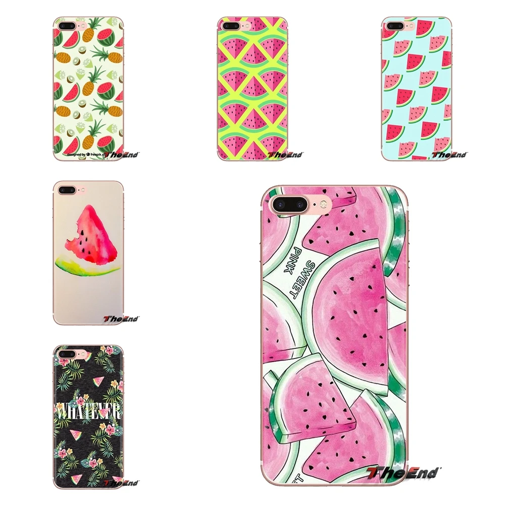 color pink Watermelons skin For Xiaomi Redmi 4A S2 Note 3 3S 4 4X 5 Plus 6 7 6A Pro Pocophone F1 Soft Transparent Shell Covers |