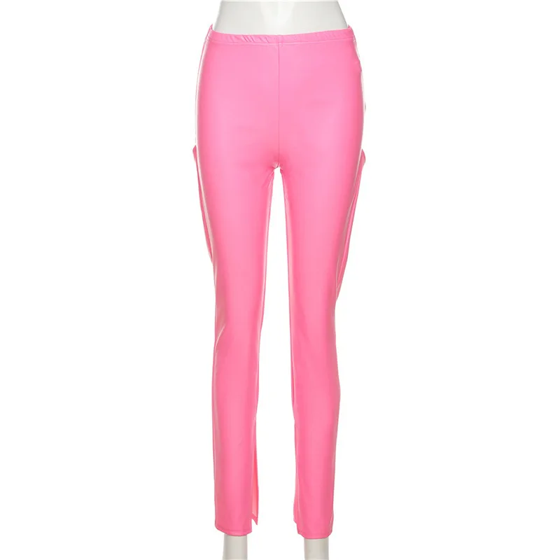 Sexy Back Zipper Black Slim Pants 2022 Autumn Winter Women Fashion High Waist Skinny Pencil Pant Female Streetwear Trousers