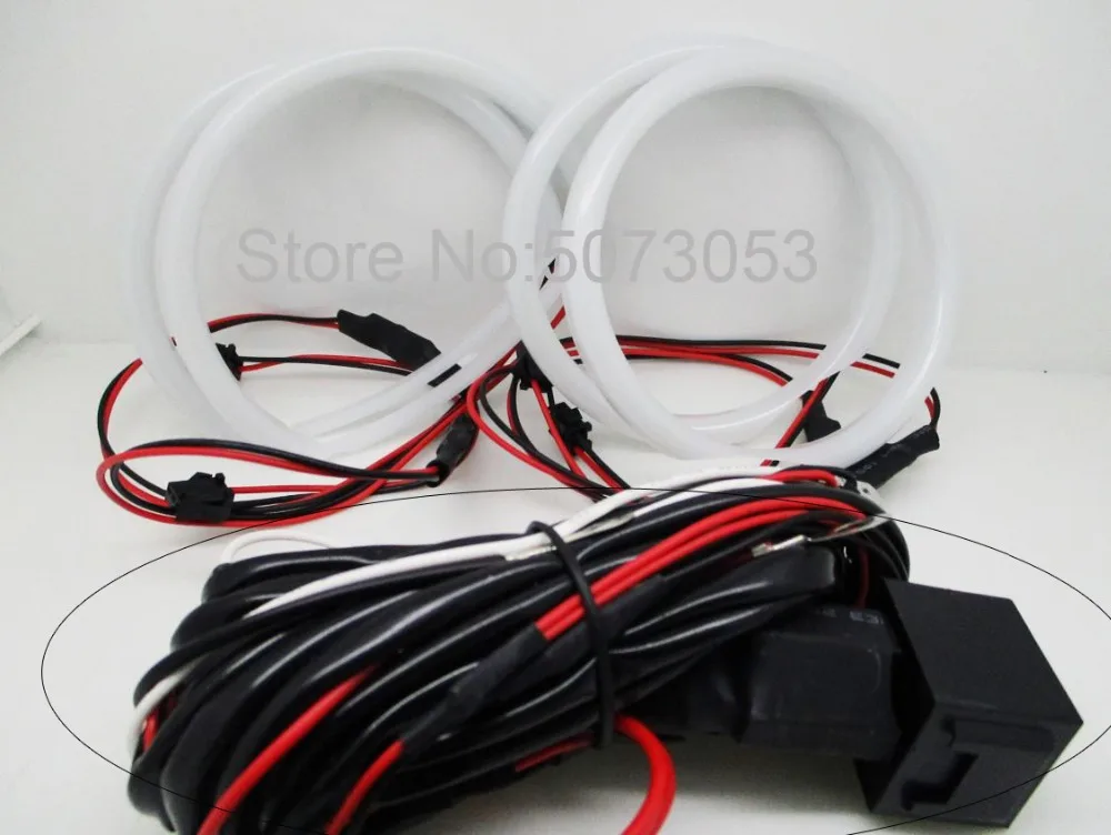 Хлопковый светодиодный набор колец Angel eyes Halo для mazda 3 atenza axela M3 седан хэтчбек 2004-2011 высокая яркость