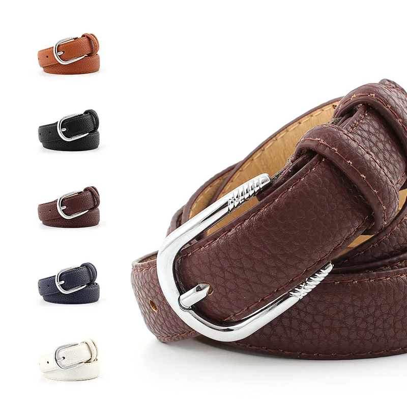 

105*2.4Cm Retro Simple Female Pin Buckle Belt For Women Jeans 2019 Fashion Lady Decorative Faux Leather Belt Waistband Ceinture