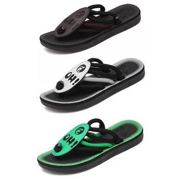 

Men Women Flip Flops Braided laces Slippers Wear-Resistant Outdoor Slippers Couple Shoes 5 Colors