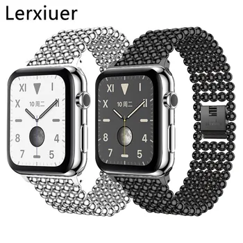 

Link Bracelet band for Apple Watch series 5 4 44mm 40mm strap iWatch 3 2 1 42mm/38mm Stainless Steel Apple watch accessories