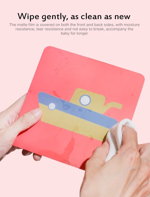 Baby Black White Flash Card Educational Baby Toys 0-36 Months High Contrast Visual Stimulation Flashcard Shape Sensory Toys 5