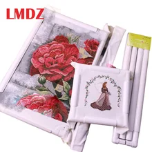 LMDZ Square Shape Embroidery Frame DIY Embroidery Hoop Cross Stitch Craft Tool Handhold Square Rectangle Shape Hoop