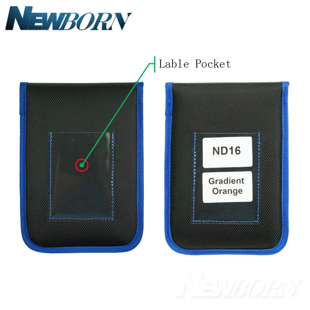 Étui de filtre d'objectif 40.5-105mm - Pochette ceinture pour filtres ronds/carrés