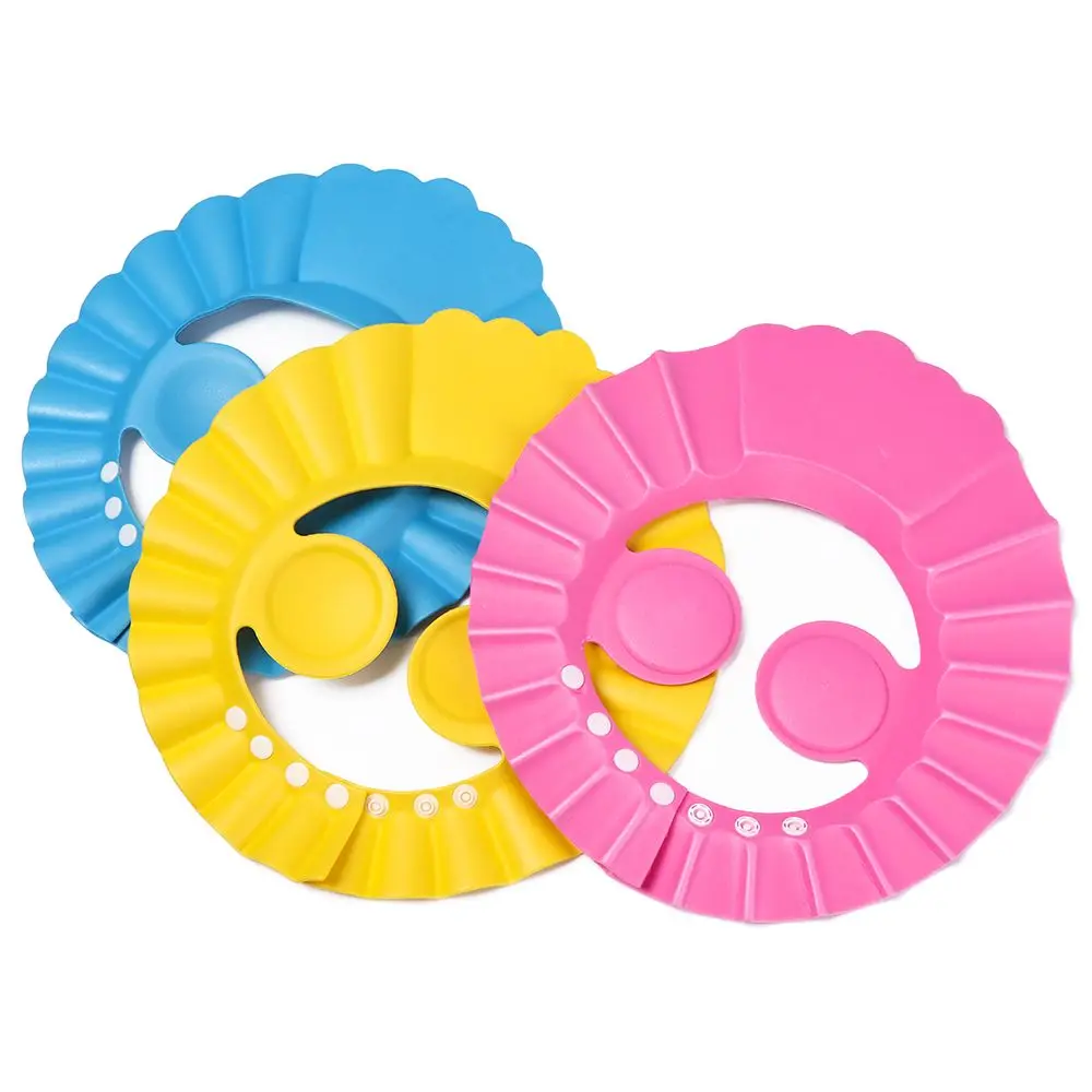 Hair Wash Hat Hair Wash Shield Shampoo Shower Cap Adjustable Child Kids Waterproof Shampoo Hat Baby Shower Caps Boys Girls Wash Hair Bath Shield Ear Eye Protection Visor Caps
