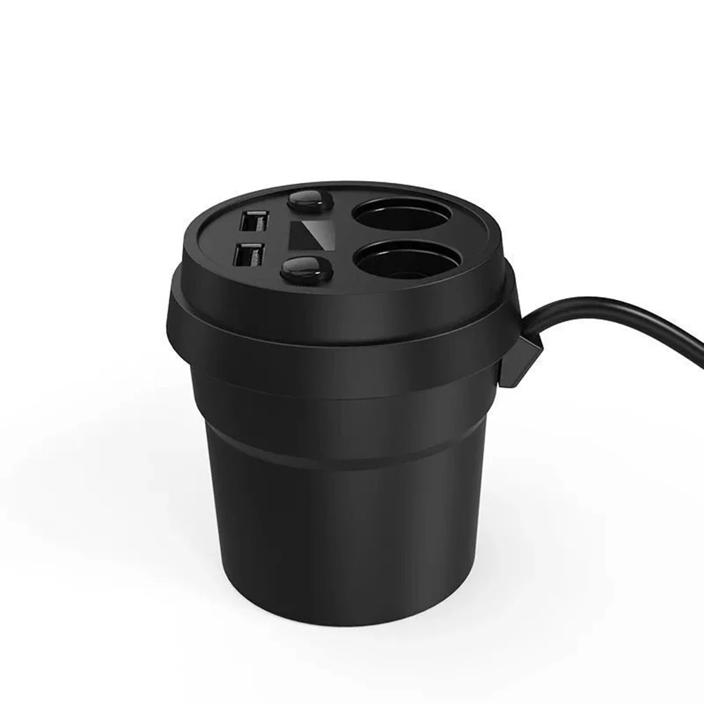 DOITOP 3.1A двойной зарядное устройство USB чашка зарядки Напряжение ток Дисплей телефон Зарядное устройство с 2 гнездо для автомобильного прикуривателя для gps DVR