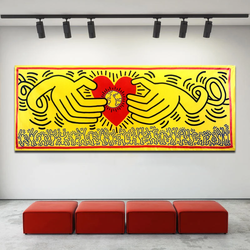 Keiter Harinying The Sacred Heart Wall Art Холст Плакаты печать картина маслом настенные картины