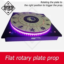 999 реквизит, плоская вращающаяся пластина, реквизит для игры в комнату побега, вращающаяся пластина в нужное положение для запуска