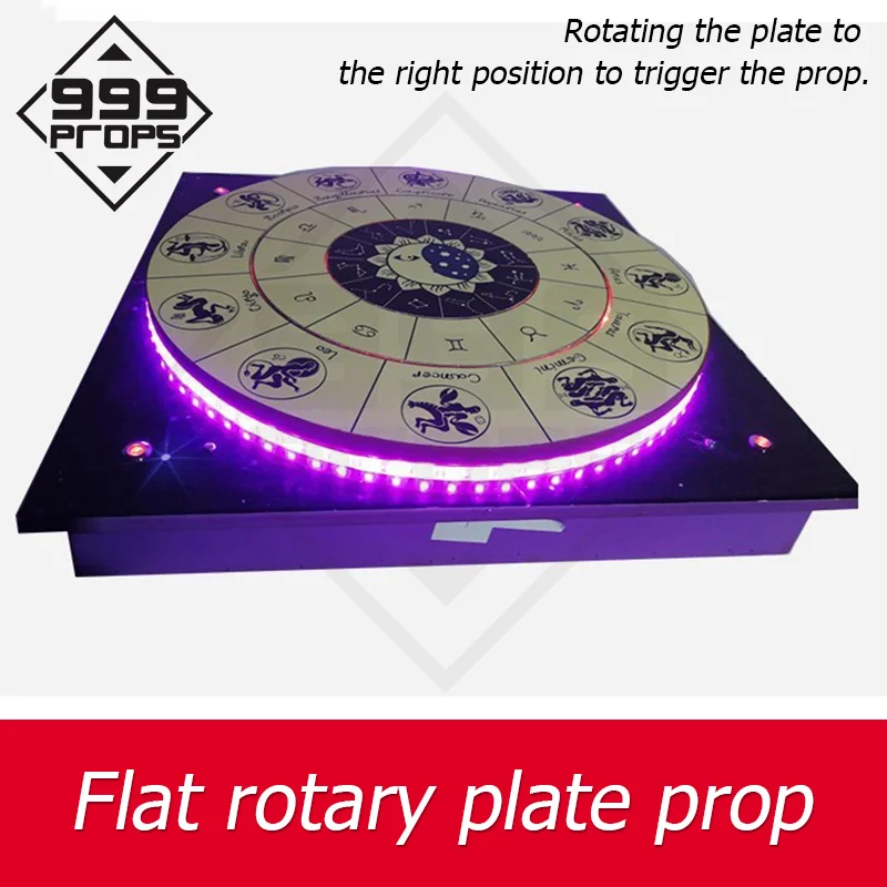 Плоская Вращающаяся опора для игры в комнату побега вращающаяся пластина нужное