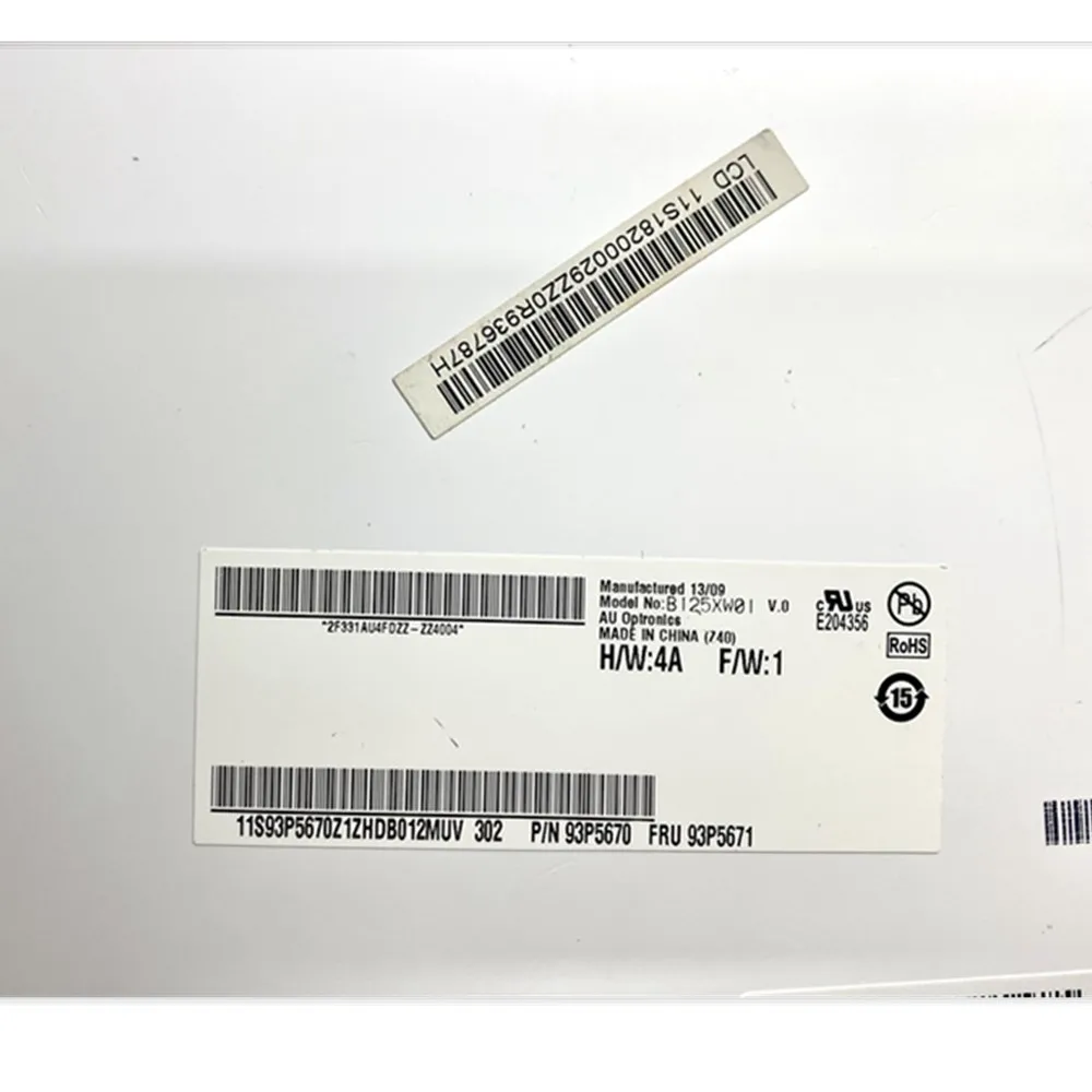 Lcd Screem hd 1366x768 para Dell E6220 E6230 Lp125wh2 Tlb1 fa Ltn125at01 B125xw01 V.0 Exibição 40 Pinos 12.5 - Imagem 6