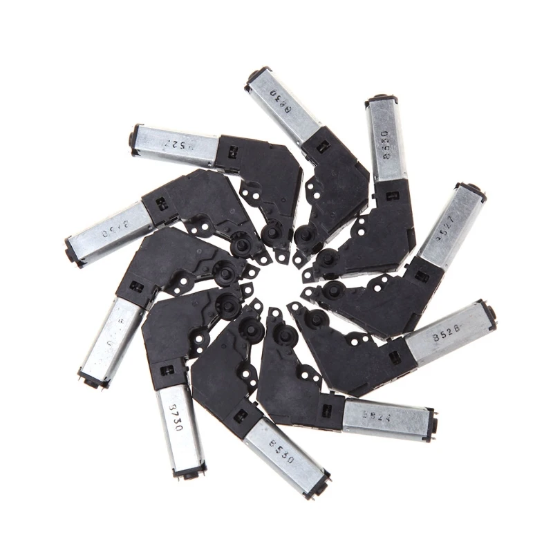 

Drop Shipping 10 Pcs DC 1V-5V Worm Micro Gear Motor DC Motor 10-150 RPM With Encoder Gearbox