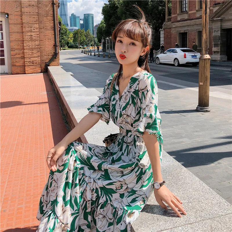 2020 Plus Size New Summer Dress Girls Boho Party Female Vintage Dress print long Sleeve Women Dresses long oversize Robe Vestido 2020 Plus Size New Summer Dress Girls Boho Party Female Vintage Dress print long Sleeve Women Dresses long oversize Robe Vestido