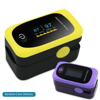 

Pulse Oximeter Finger Pulse Oxymeter Digital Blood Oxygen Meter Clip Type SPO2 PR Sensor OLED Display Fingertip Pulse Oximeters