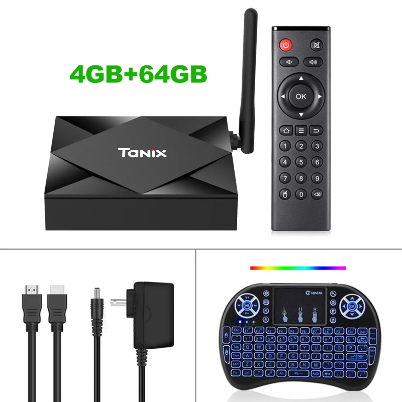 4GB 64GB Backlit i8 Tanix TX6S Android 10,0 Смарт ТВ приставка 4 Гб ОЗУ 32 Гб 64 Гб четырехъядерный ТВ приставка Allwinner H616 H.265 4K медиаплеер 2 ГБ 8 ГБ pk Tanix TX6 - Цвет: 4GB 64GB Backlit i8