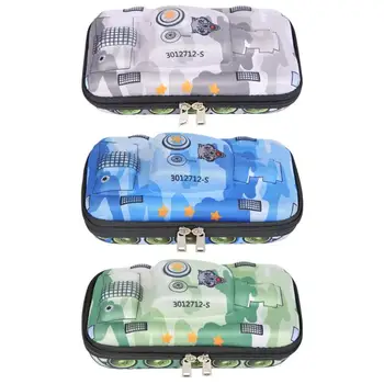 

Creative EVA Pencil Case Tank Student Stationery Boys Zipper Storage Pouch