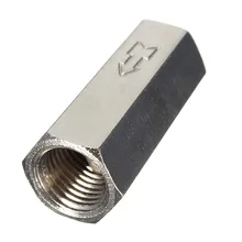 5x латунь 1/4 ''резьбовой BSPP Женский полный порт односторонняя проверка газа, нефти, воды