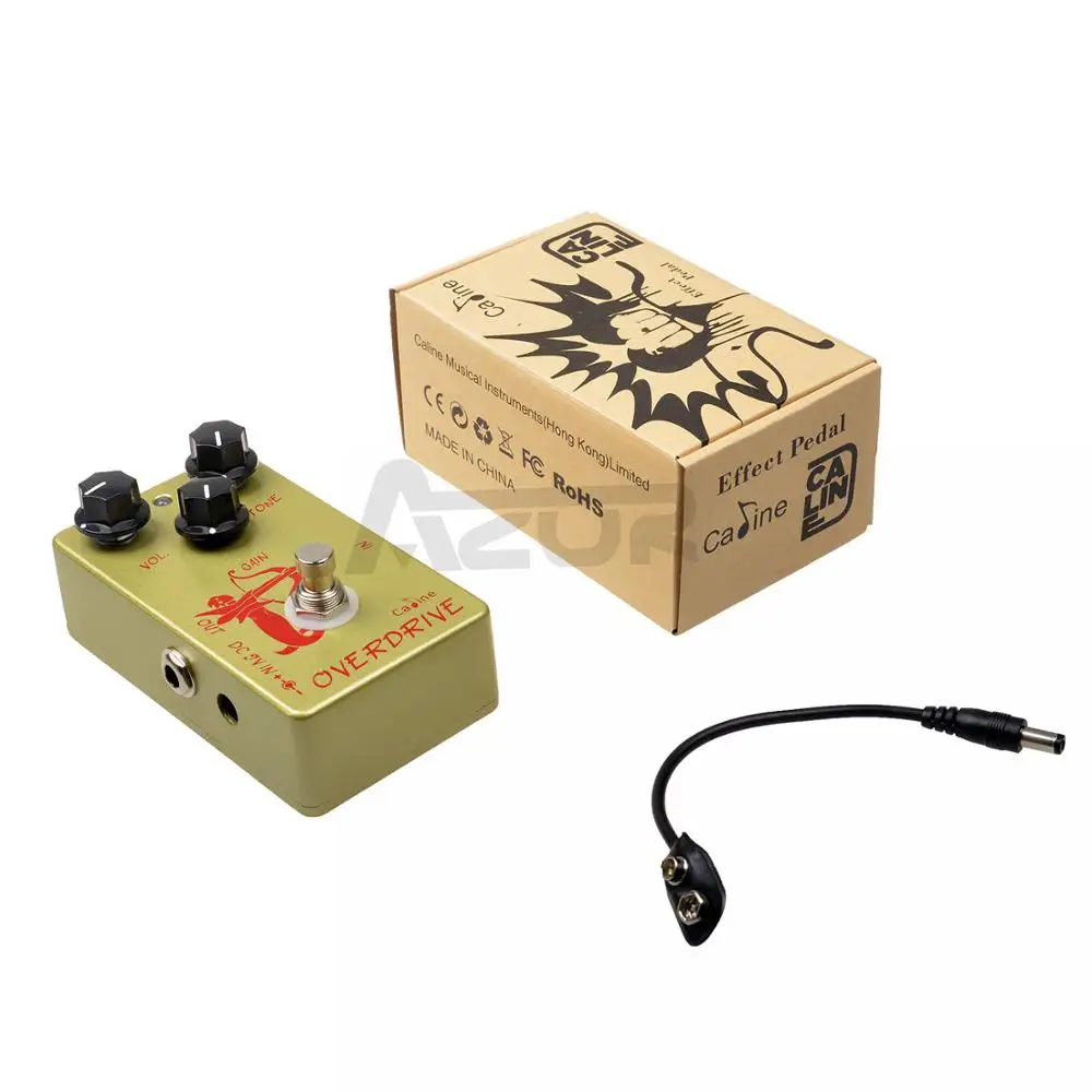 Caline CP-99 Overdrive Guitar Effect Pedal With 9V Battery Cable True Bypass Guitar Accessories Aluminum Alloy Guitar Mini Pedal 8 Caline CP-99 Overdrive Guitar Effect Pedal With 9V Battery Cable True Bypass Guitar Accessories Aluminum Alloy Guitar Mini Pedal 8