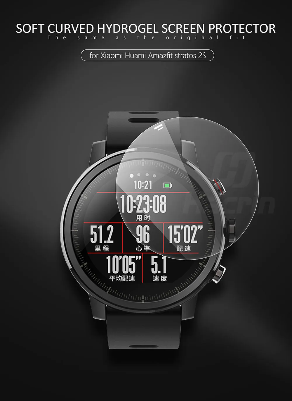 50/100/шт. Мягкая защитная пленка из термополиуретана для Xiaomi Huami Amazfit Stratos Rhythm 2 2S спортивные Смарт-часы защитная пленка аксессуары