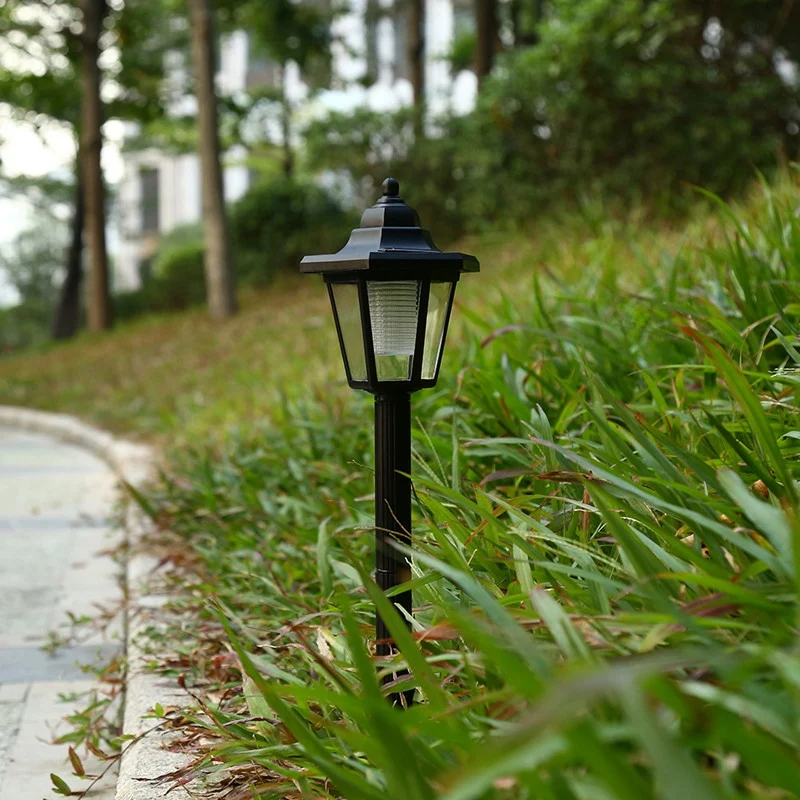 4 шт. светодиодная садовая лампа на солнечных батареях шестиугольная дорожка ночник Ip65 Водонепроницаемый Открытый для сада пейзаж двора