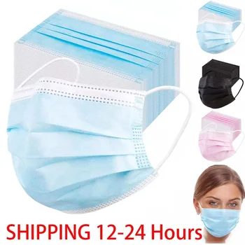 

Disposable Face Mouth Anti Dust Mask Protect 3 Layers Filter Earloop Non Woven Dustproof Mouth Mask