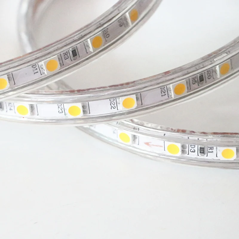 50 м/рулон 5050 Светодиодная лента гибкий светильник 60led/M IP67 Водонепроницаемый