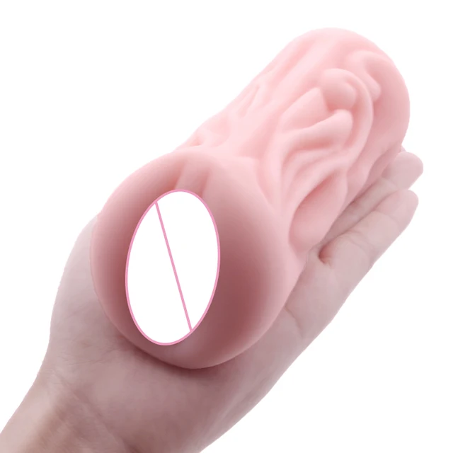 Realistic Maiden 3D Artificial Vagina G Spot Vibrator Soft Male Masturbator Cup Pussy Penis Sex Rings Intimate Sex toys for Men 2