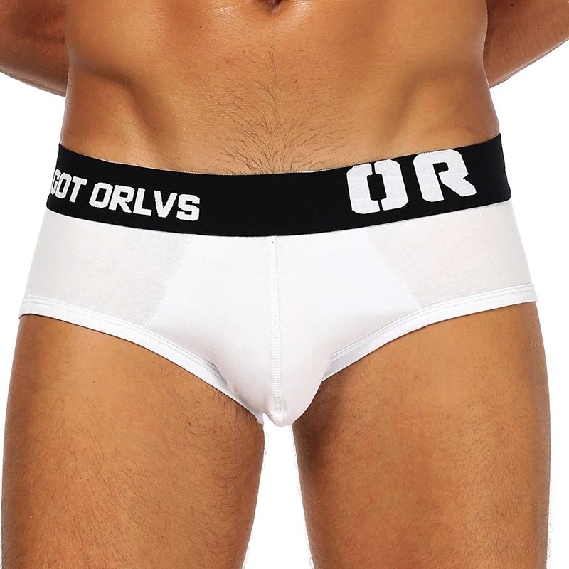 ORLVS сексуальное мужское нижнее белье U выпуклая сумка Слип cueca мужские трусы s Гей