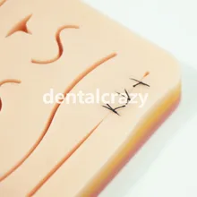 Силиконовая накладка для практики наложения швов с имитацией РАН, набор для хирургического обучения, учебное оборудование