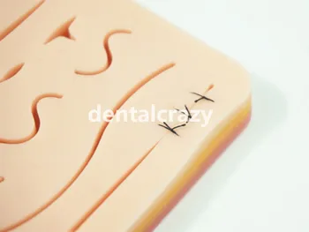 

Skin Suture Practice Silicone Pad with Wound Simulated Surgical Training Kit Teaching equipment