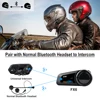 2022 version Fodsports FX6 interphone moto rcycle casque casque 6 coureurs 800m FM radio moto sans fil casques pour tous les types de casques ► Photo 3/6