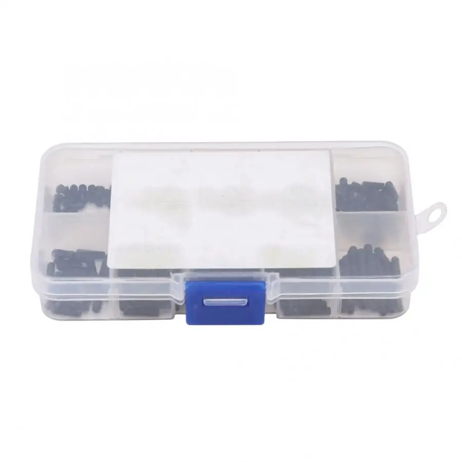 

Metric Screw Assortment 250pcs M3*3\M3*4\M3*5\M3*6\M3*8\M3*10\M3*12\M3*14\M3*16\M3*20 Cup Point Hex Screw Set Easy Carrying