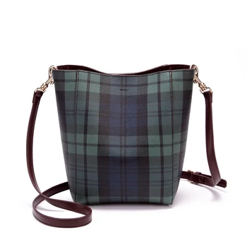 

Luxury Fashion Plaid Composite Bags for Women Classic Vintage Shoulder Crossbody Bag High-quality Striped Bucket Bag Louis Brand