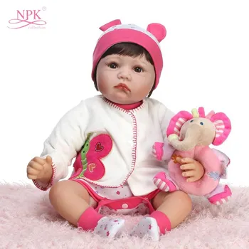 

22in Reborn Baby Rebirth Doll Kids Gift Cloth Material Body