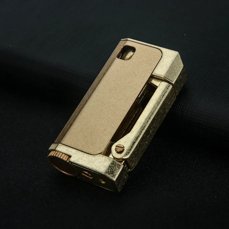 Tanie Okopów czystej miedzi zapalniczka nafta zapalniczka z krzemieniem klasyczny Retro ściernica oleju na benzynę wiatroszczelna napompowane zapalniczka benzynowa