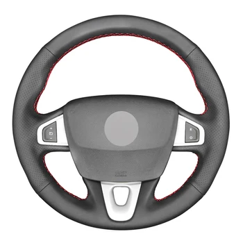 

Black PU Faux Leather DIY Hand-stitched Car Steering Wheel Cover for Renault Megane 3 (Coupe GT) RS 2010-2016