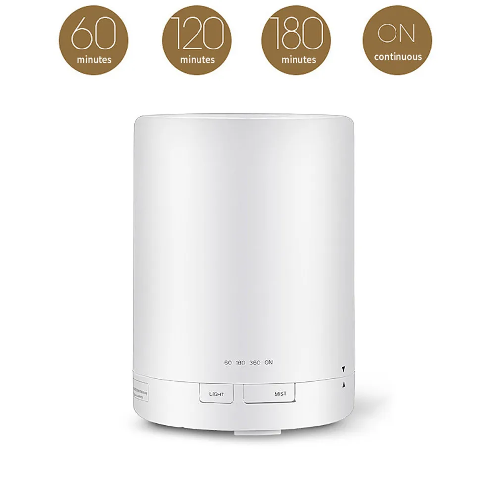 

300ML Household Air Humidifier Air Purifying Mist Maker Silent With Warm Night Light Mist Maker Essential Oil Aroma Diffuser