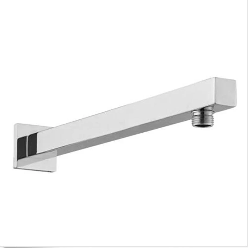 37.5cm Length Plastic Square Shower Head Arm Wall Mounted Extension Arm Bathroom Tools Accessories