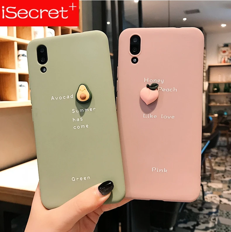 3D авокадо мягкий чехол для huawei Honor вид 10 9X 8C 8X 8A 7X 10i 20i P20 P30 Коврики 20 30 Pro Lite Y9 Prime P Smart