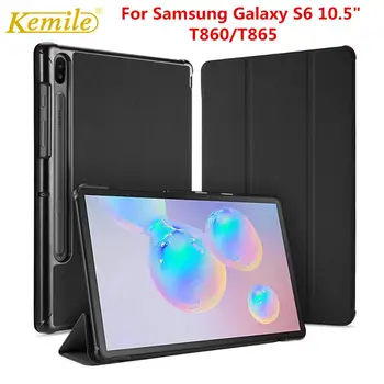 

Case for Samsung Galaxy Tab S6 10.5 SM-T860 SM-T865 2019 10.5" Tablet Smart Stand Cover for Galaxy Tab S6 10.5 T860 Case funda