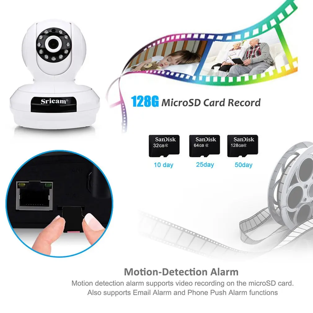 Baby Monitor Portable WiFi IP Camera 720P HD Wireless Smart Baby Camera Audio Video Record Surveillance Home Security Camera Hot