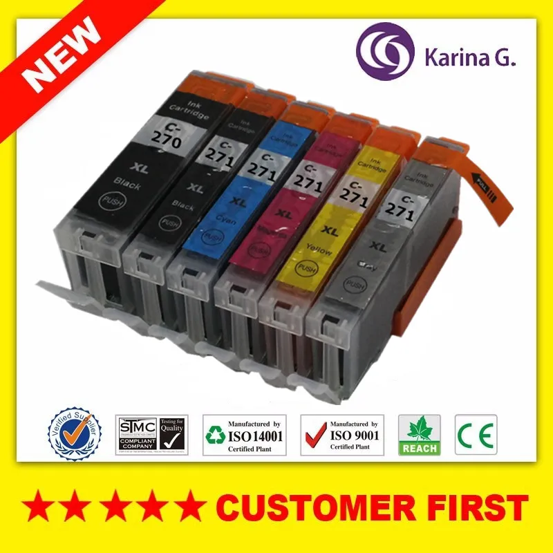 Compatible for Canon PGI270 CLI271 PGI-270 CLI-271 Ink Cartridge Suit For PIXMA MG7720 TS8020 TS9020 etc. | Компьютеры и офис