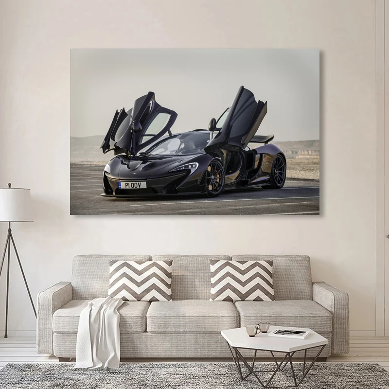 Постеры и принты Supercar роскошный автомобиль Mclaren P1 картины на холсте с автомобилем