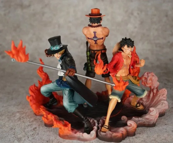 

Meng Poetry Toy DXF Ace Saab Luffy Three Brothers Scene Boxed Prize Figure Garage Kit Model