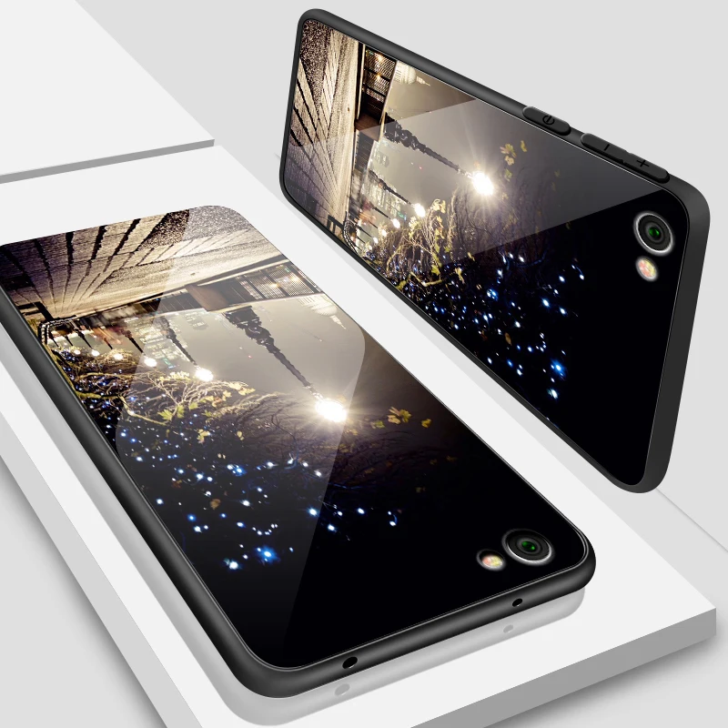 Модный чехол из закаленного стекла для Xiaomi 5X6X8 9 SE A1 A2 Lite для Redmi Note 6 7 4X 5A Pro Prime роскошный защитный чехол - Цвет: W339