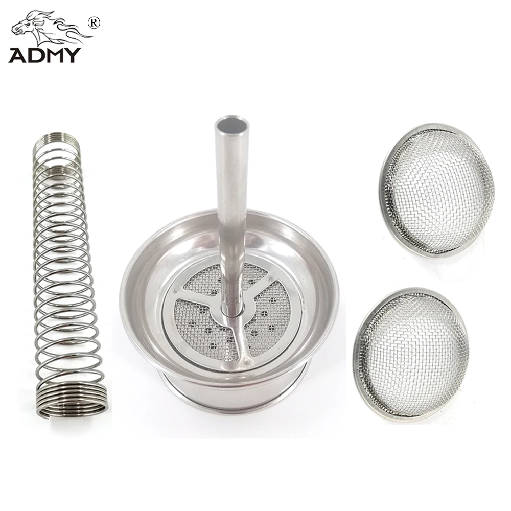 

ADMY Hookah Spring Filter Hookah Carbon Frame Set Stainless Steel Shisha Chicha Narguile Tobacco Accessories