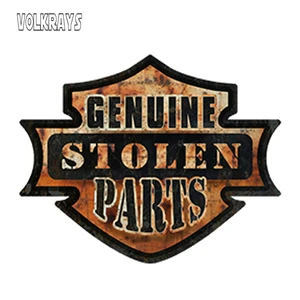 Volkrays Funny Car Sticker Genuine Stolen Parts Rusted Decals Waterproof Automobile Motorcycles Accessories Vinyl,13cm*10cm